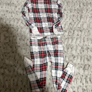 GAP Kids Plaid Pajama Set - Red, White, Blue